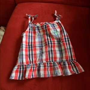 Ralph Lauren red blue and white shirt